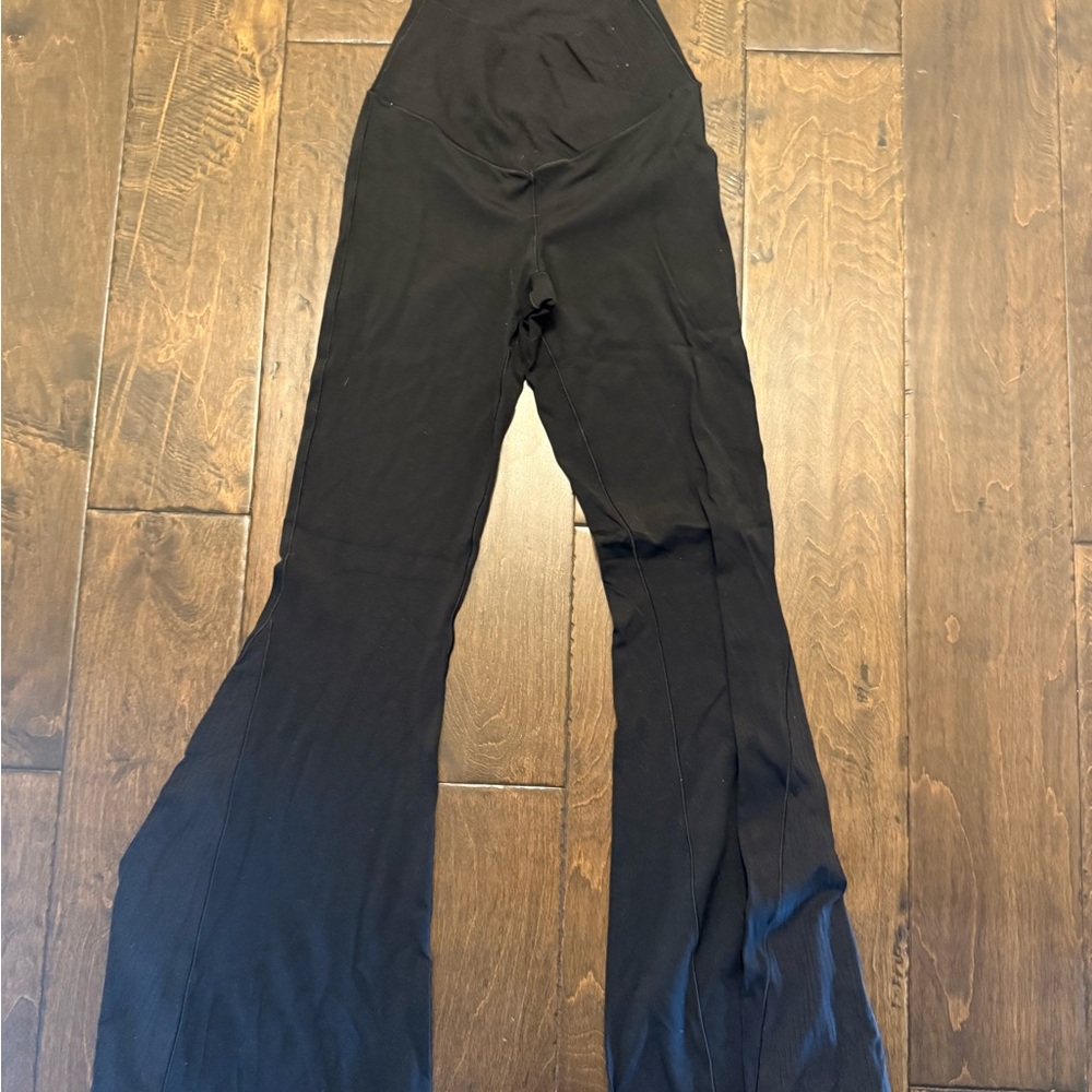 Black Aerie Flared Leggings